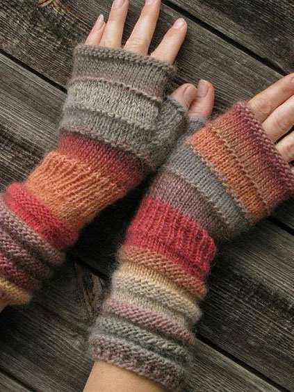 Modetalente Damen Farbe Lässige Handschuhe & Stulpen