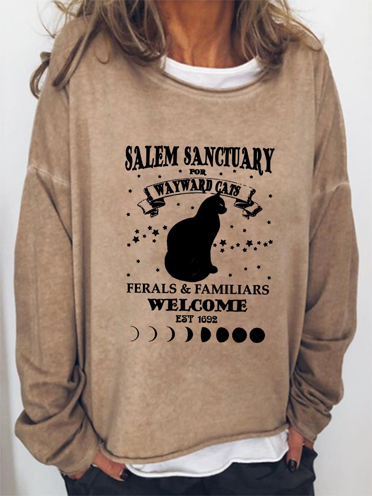 Salem Sanctuary Wayward Katzen Sweatshirt