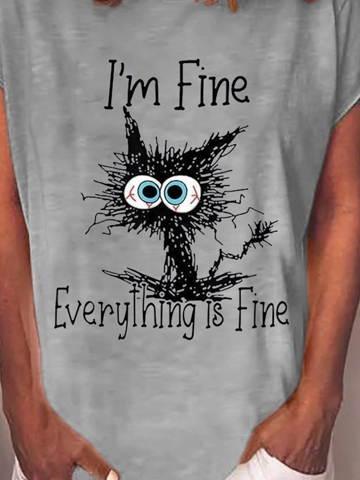 Damen I'm fein es ist fein alles ist fein Lässig T-Shirt