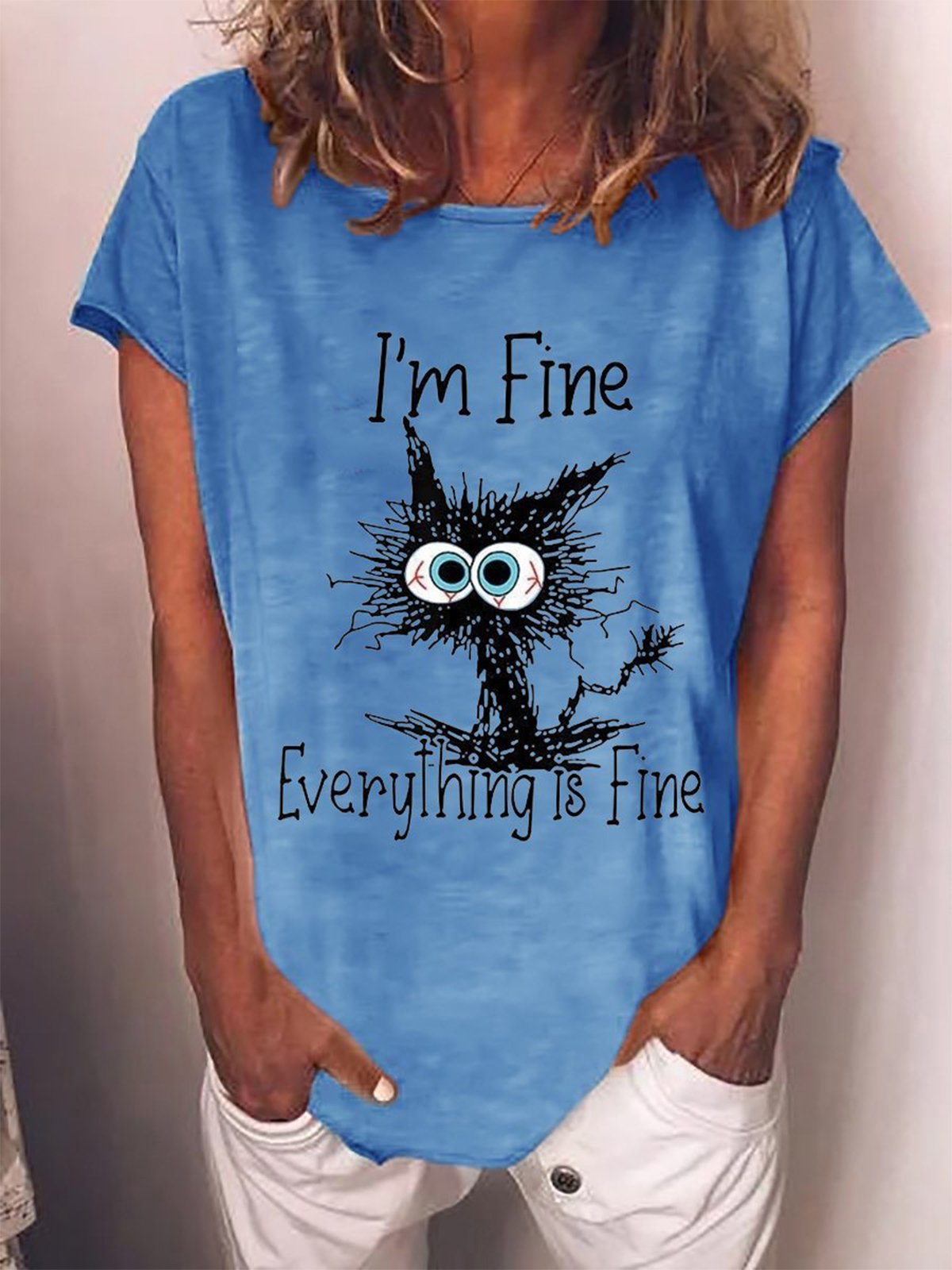 Damen I'm fein es ist fein alles ist fein Lässig T-Shirt