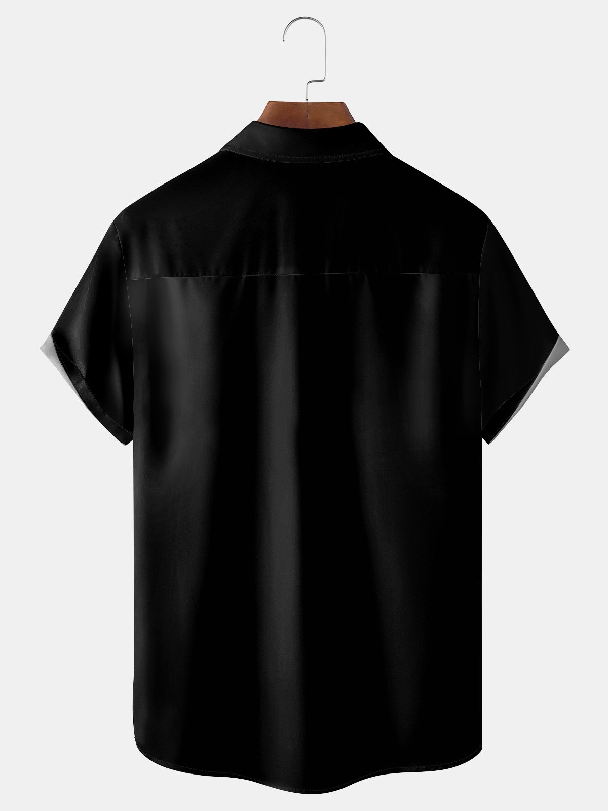 NS Valentinstag Tag Gnom Herz Brusttasche Kurzarm Bowling Bluse