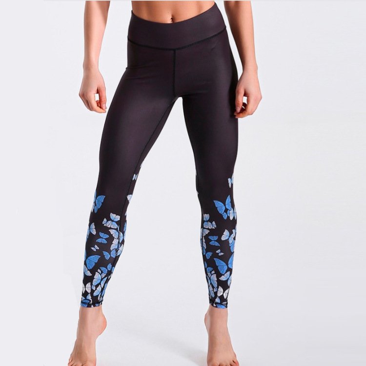 Lässig Schmetterling Fest Legging