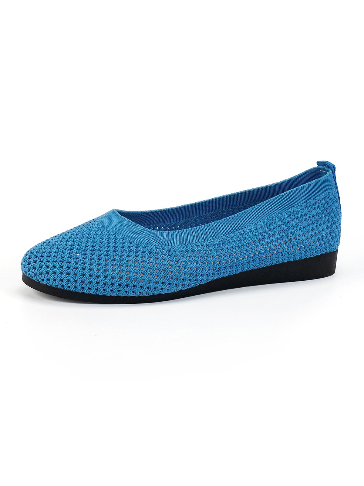 Atmungsaktiv Ausgehöhlt Textil Lässig Flache Schuhe