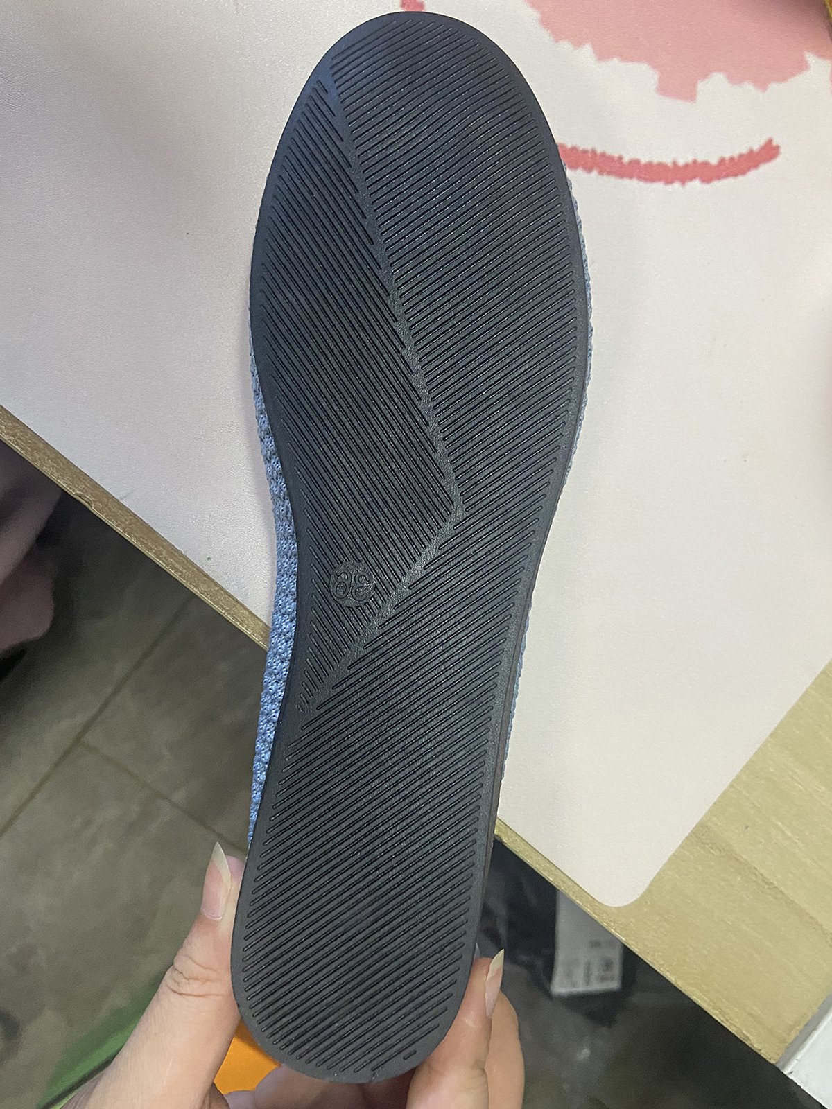 Atmungsaktiv Ausgehöhlt Textil Lässig Flache Schuhe