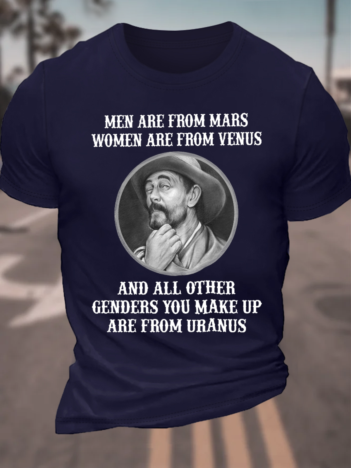 Herren sind von Mars Baumwolle Lässig T-Shirt