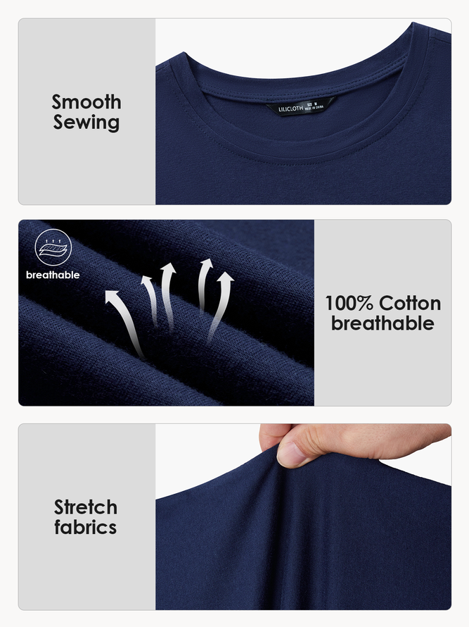 A gut Trete im das Bälle werden lösen Ihre Zielgruppe Verwechslung Baumwolle Lässig Rundhals T-Shirt
