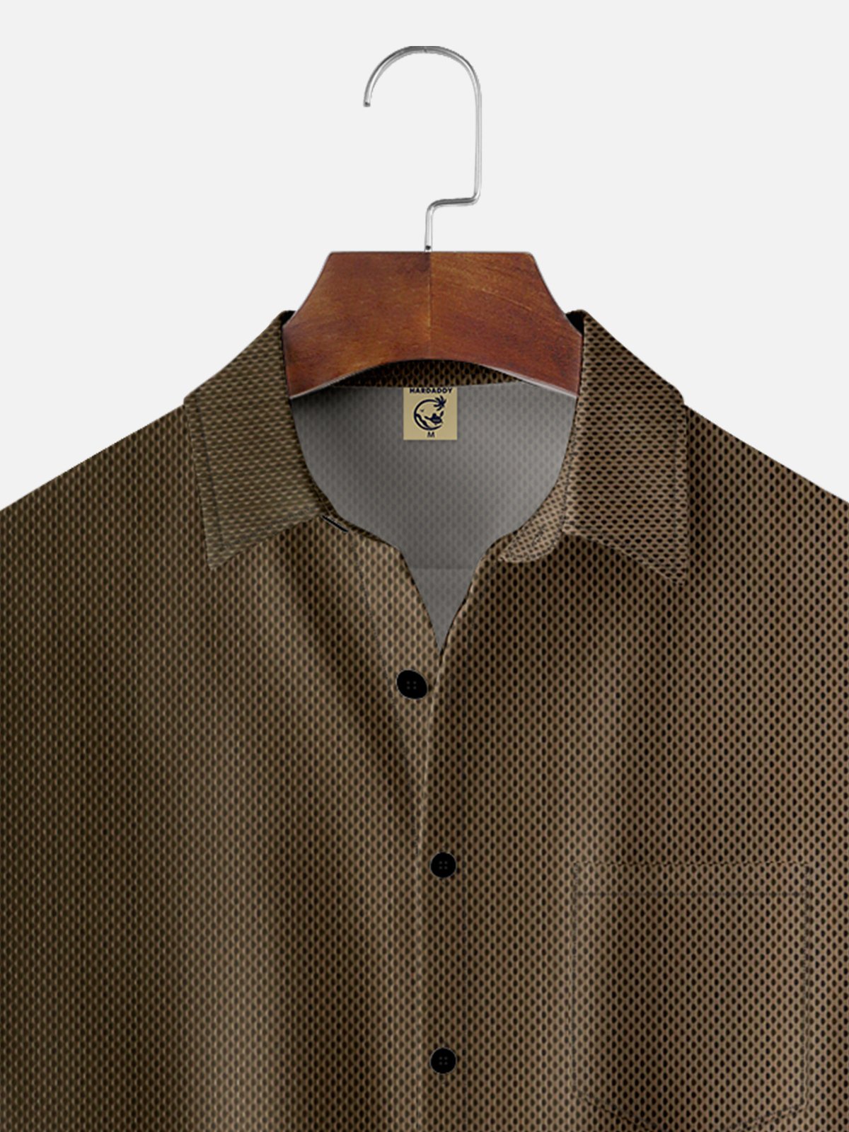 Farbverlauf Farbe Brusttasche Kurzarm Lässig Bluse
