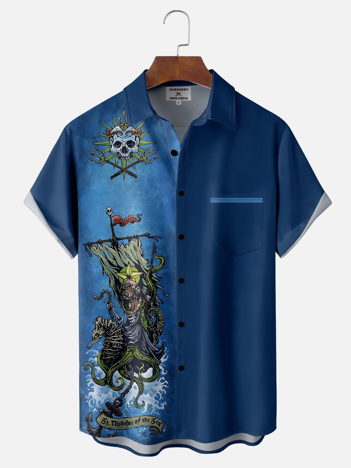 David Lozeau X HARDADDY® Heilige NIKOLAUS der das Meer Bluse