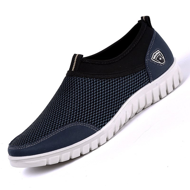Modetalente Sneaker Hollow-out Rund Flach Schwarz Lässig Sneaker
