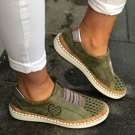 Modetalente Sneakers Weiß Lässig Rund Flach Sneakers