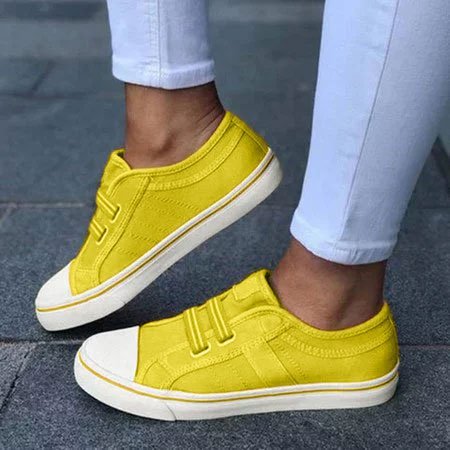Modetalente Rutschfeste Sneakers aus Segeltuch