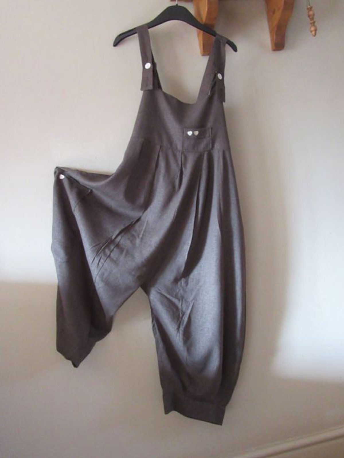 Modetalente Unifarben 1 Jumpsuits Einfach & Basic Grau Ärmellos Jumpsuits