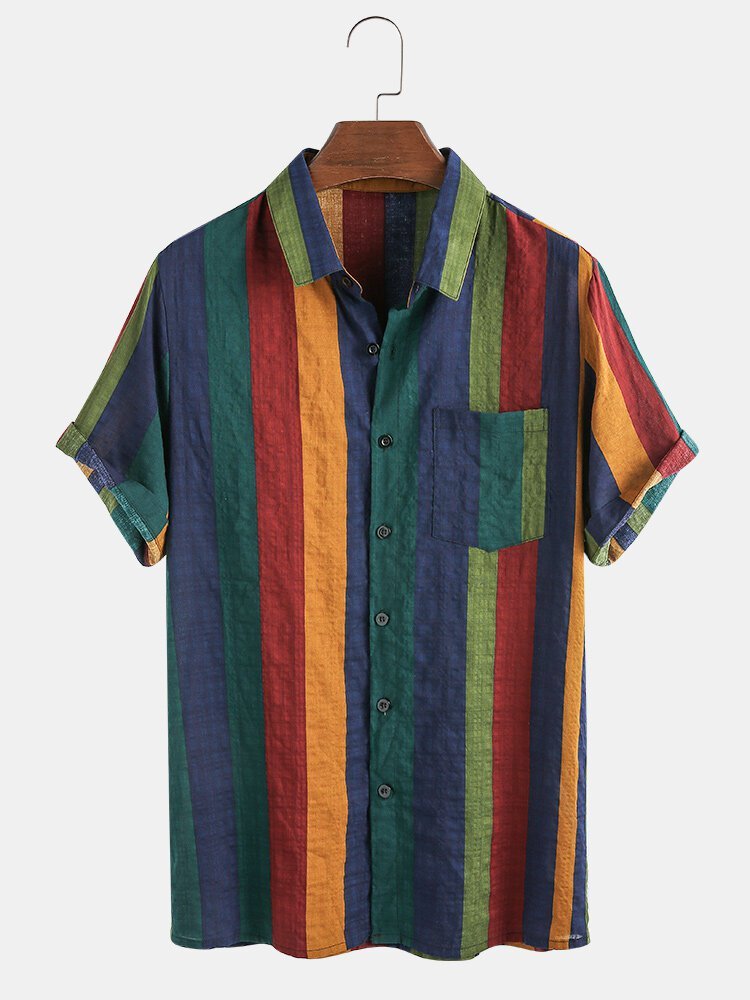 Wie die Abbildung zeigt Print Baumwolle Lässig V-Ausschnitt T-Shirts - Modetalente