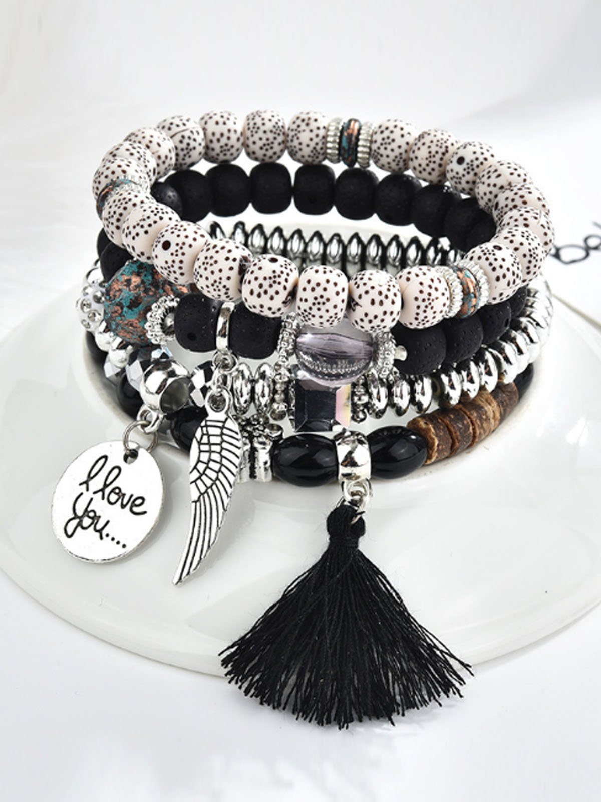 Modetalente Grau Schmuck Legierung Alle Jahreszeiten Lässig Schmuck