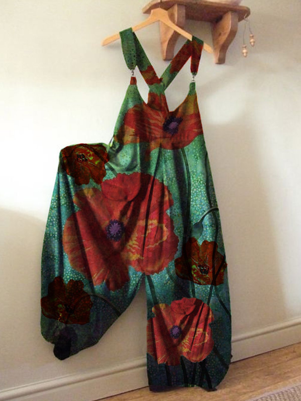 Print Geblümt Lässig Jumpsuits - Modetalente