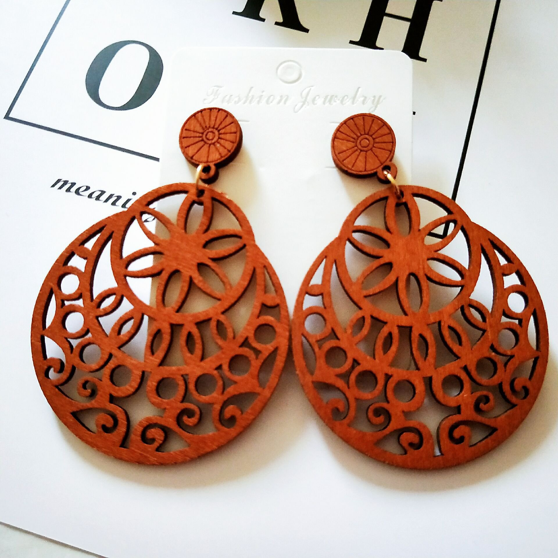 Modetalente Unifarben Gelb Schmuck Stroh Alle Jahreszeiten Retro Schmuck