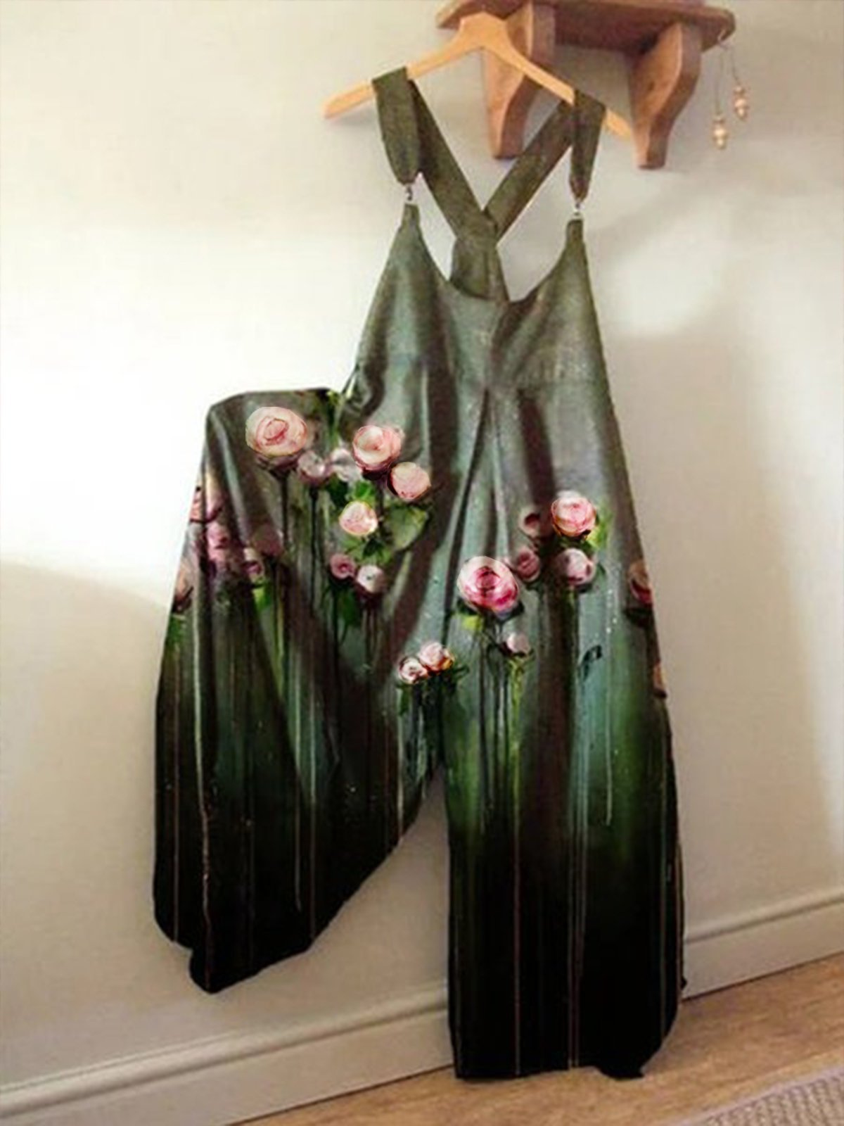 Polyester Baumwolle Geblümt Jumpsuits - Modetalente