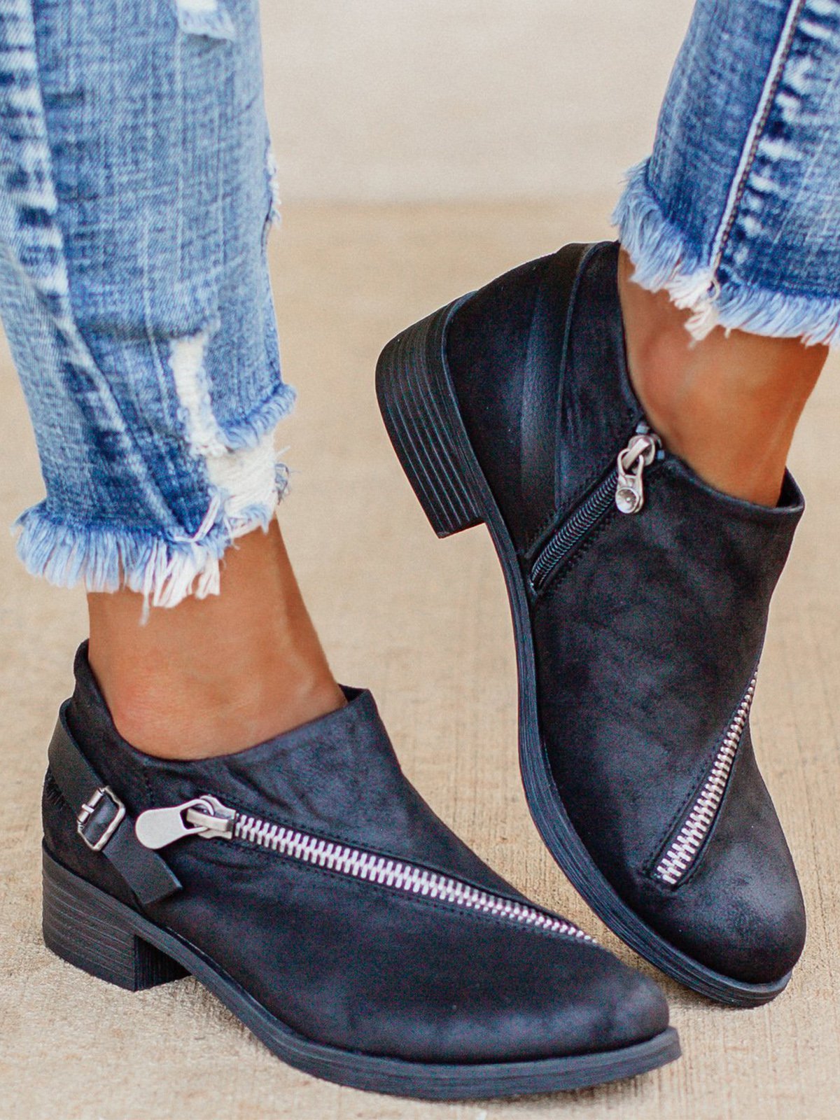 Modetalente Schuhe Niedrig Lässig Schwarz Schuhe