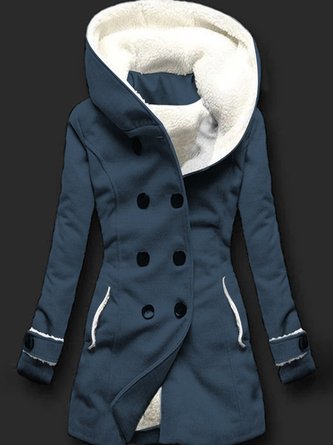 Warme Lässiger Jacke mit Langarm für Herbst Winter