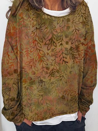 Normal Langarm Lässig Shirts & Blusen&Shirts