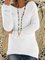 Plus Size Pullover mit Rundhalsausschnitt