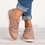 Modetalente Damen Brogue Schnürstiefeletten mit rundem Kopf