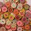 100 St. Bunte Waschbare Dekorative Knöpfte mit Blumen-Print