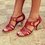 Modetalente Damen Schnalle Elegante High Heel Sandalen