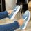 Damen Lässige Segeltuchschuhe Schuhe Plateauschuhe Frühling Herbst Turnschuhe