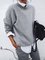 Modetalente Pullover Damen Rundhals Lässig Baumwollgemisch Pullover