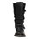 Modetalente Winterstiefel Damen Retro Lässige Schicke Stiefelette mit Schnalle