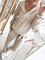 Einfarbiges Set mit Bluse und Hose