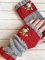 Damen Basic Gestrickte Handschuhe mit Blumenmuster