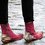 Flache Tägliche Nahtverarbeitung Stiefelette Veloursleder