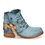 Damen Fashion Leder Schnalle Hohl Stiefelette