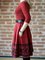 Rundhals Gestricktes Freizeitkleid