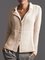 Modetalente Damen Jacken Beige Große Größen Lässige Langarm Jacken
