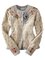 Modetalente Retro Stickerei Langarm damenmode Baumwollgemisch Pullover
