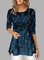 Damen Rundhals Halbarm Shirts