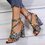 Schnalle Bunte Fashion Pumps mit Blockabsatz