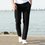 Herren Sommer Einfarbige Hose
