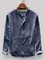 Elegante Stehkragen Hemden&Shirts Herren