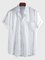 Print Streifen Asymmetrische Blusen mit Hemdkragen