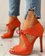 Stiletto-Absatz Sommer Kunstwildleder Absatz