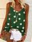 Damen Lässig Kleines Daisy Print Tank Top
