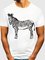 Lässig Rundhals Print Blusen&Shirts