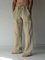 Khaki Baumwolle Freizeithose