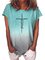 Normal Batik Kurzarm Shirts & Blusen&Shirts