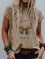 Schmetterling Kurzarm Shirts & Blusen&Shirts