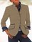 Damen Retro Frühling und Herbst Solid Langarm Jacke